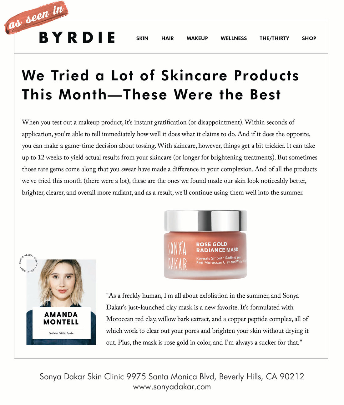 Byrdie, June 2018