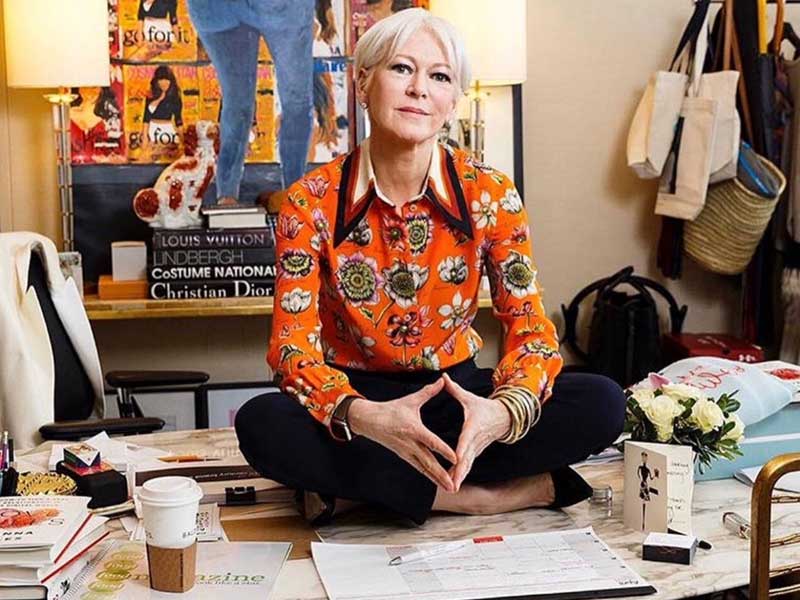 Joanna Coles at desk