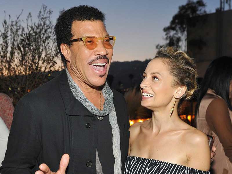 Nicole and Lionel Richie