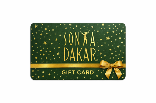 Sonya Dakar eGift Card – gift glowing skin in amounts from $25 to $500