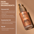 Golden Hour ingredients – flaxseed oil, passionfruit oil, and fig oil for skin nourishment
