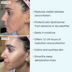 Blue Butterfly Balm benefit callout – 24-hour hydration and skin barrier protection