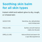 What Blue Butterfly Balm is good for – face, lips, cuticles, dry patches