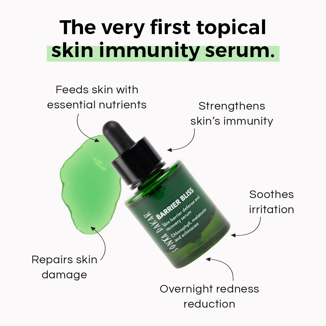 Barrier Bliss benefits – strengthens skin immunity and reduces sensitivity