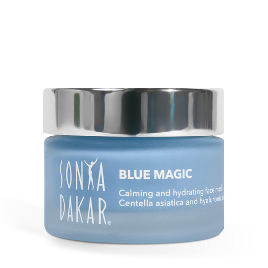 Blue Magic calming and hydrating face mask for sensitive skin