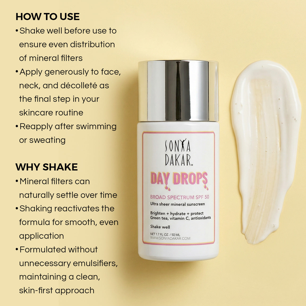 Day Drops SPF 50 Serum: Ultra-Sheer Mineral Sunscreen