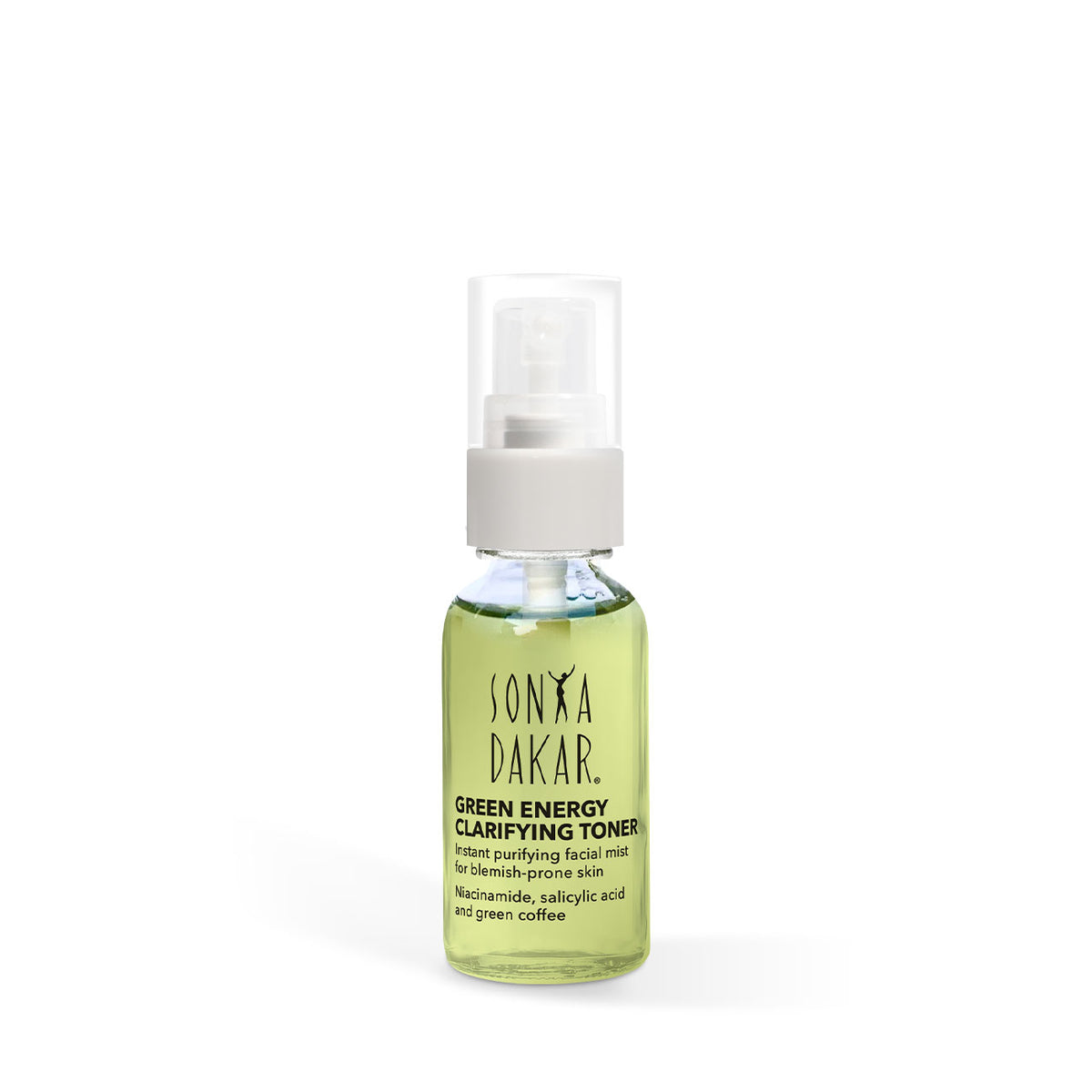 Green Energy Clarifying Toner 1 oz mini size for travel and on-the-go use