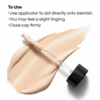 How to apply Zit Buster – dot directly onto blemish and leave on overnight