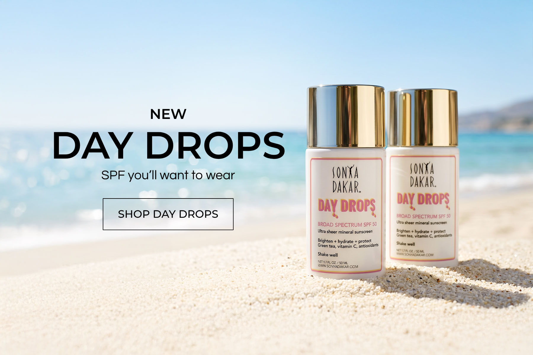 Introducing new Day Drops SPF 50 sunscreen serum for brighter skin