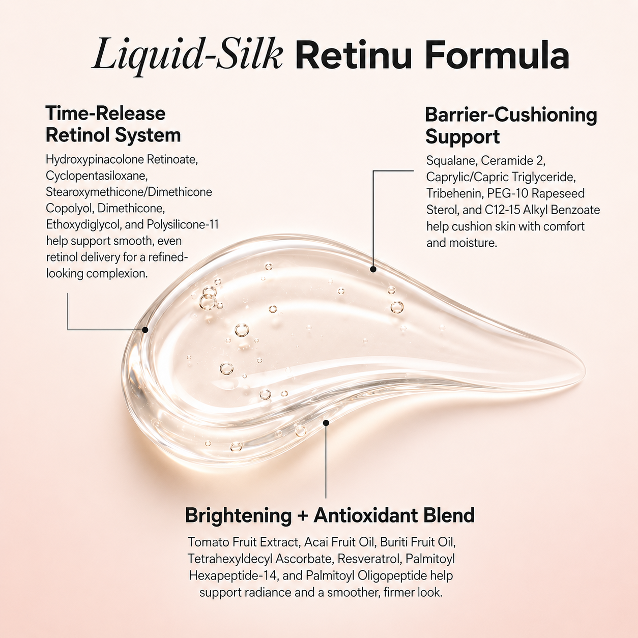 Retinu's retinol delivery is esthetician-formulated to be safe, effective, and comforting