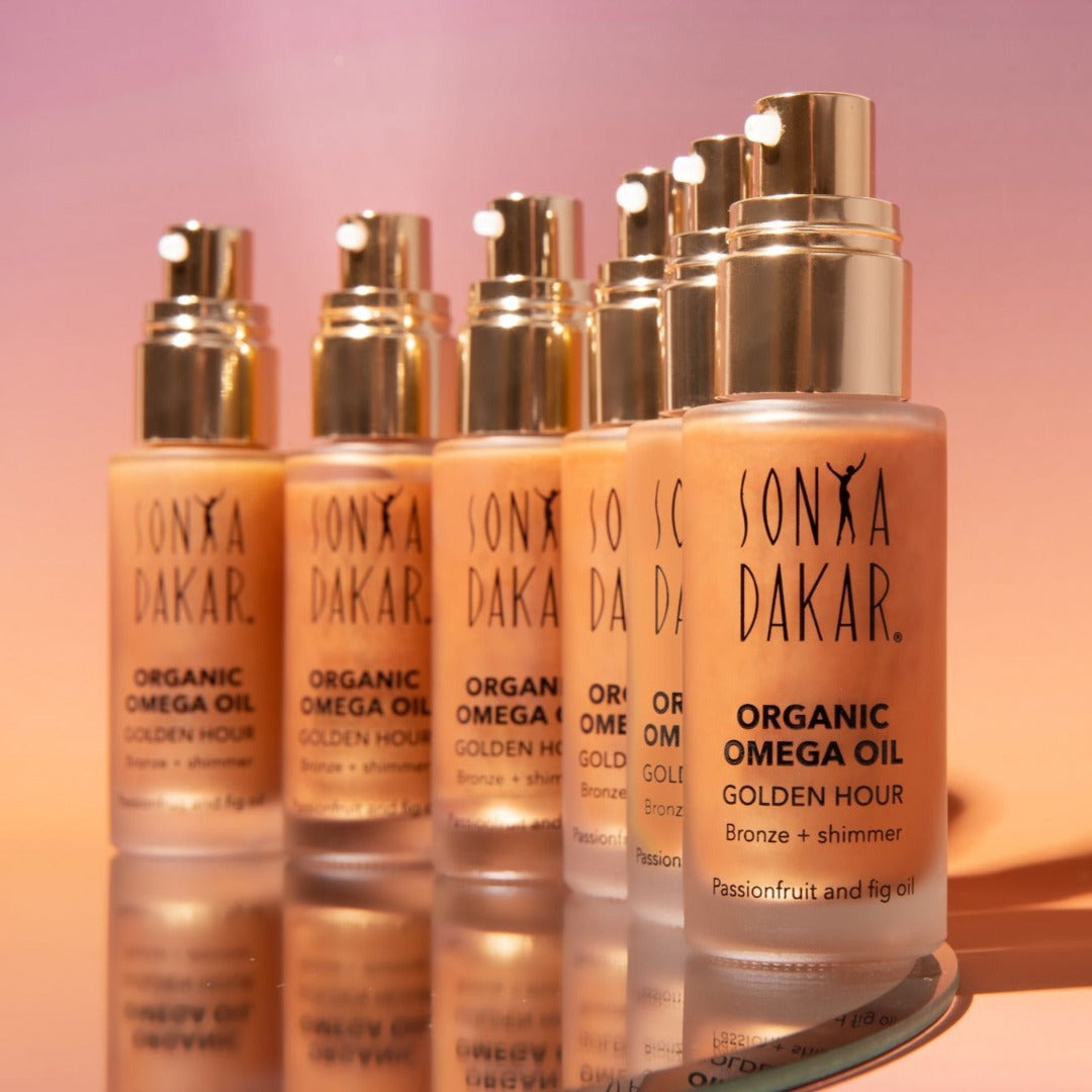 Golden Hour is a limited edition anniversary formulation of Sonya Dakar's iconic face oil blend