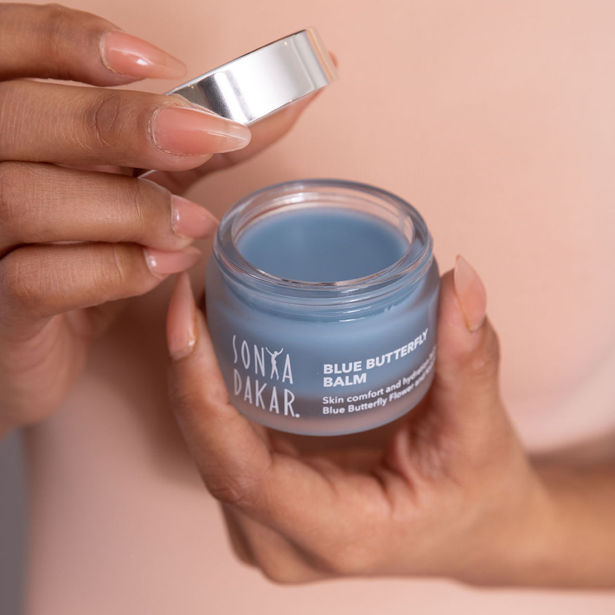 Sonya Dakar Blue Butterfly Balm healing skin balm for redness and irritation