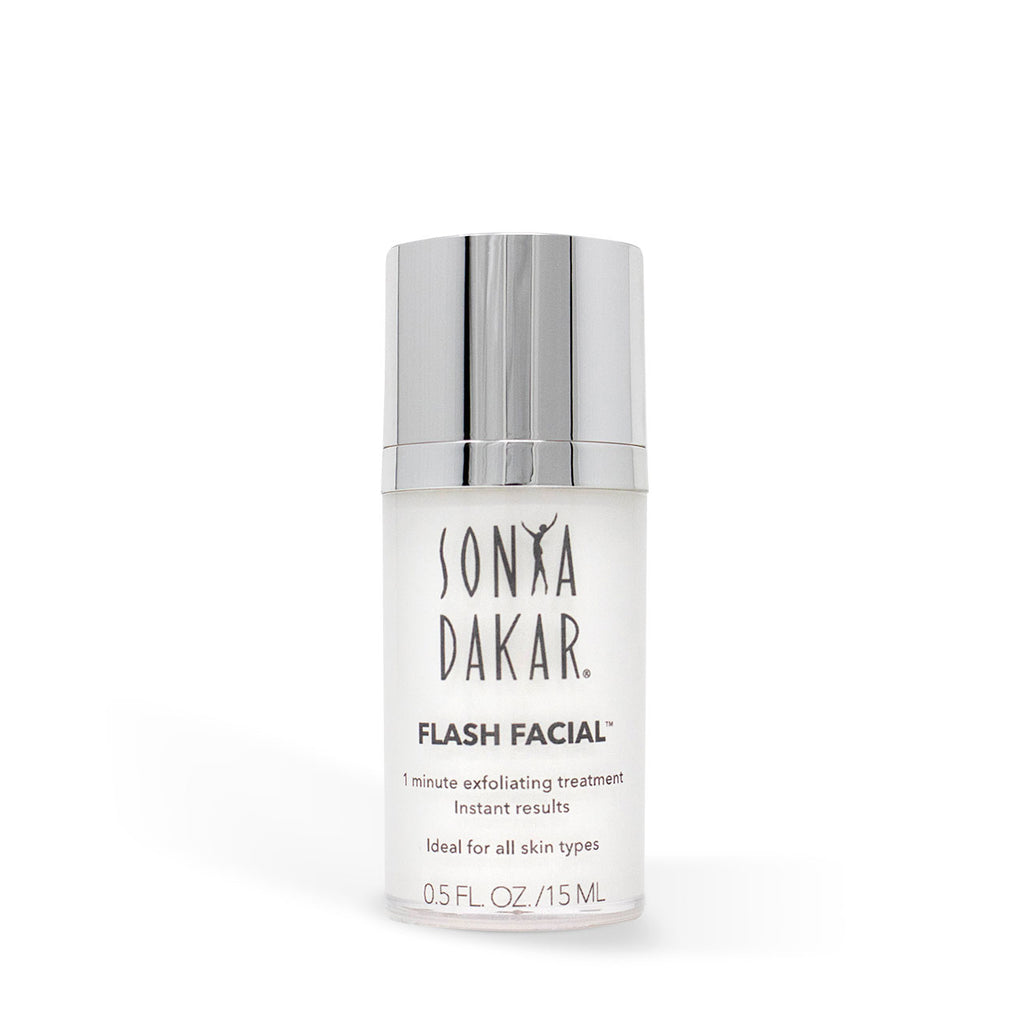 Flash Facial 1 minute exfoliator in a travel size